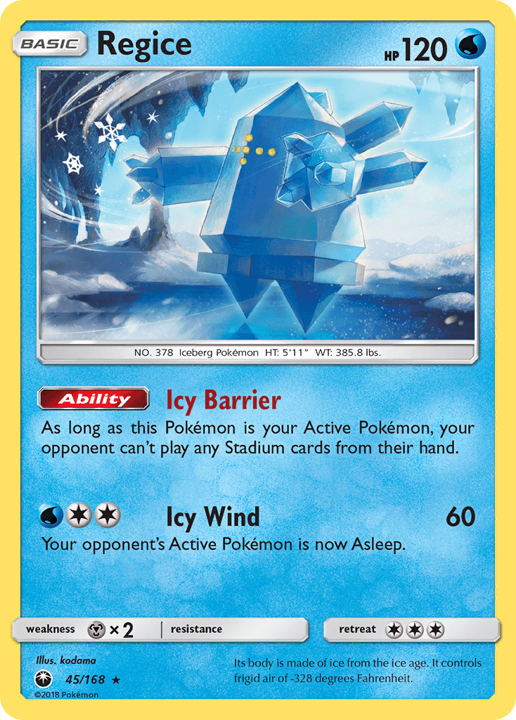 Regice [Reverse Holo]