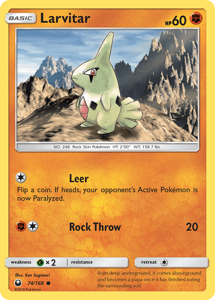 Larvitar [Reverse Holo]