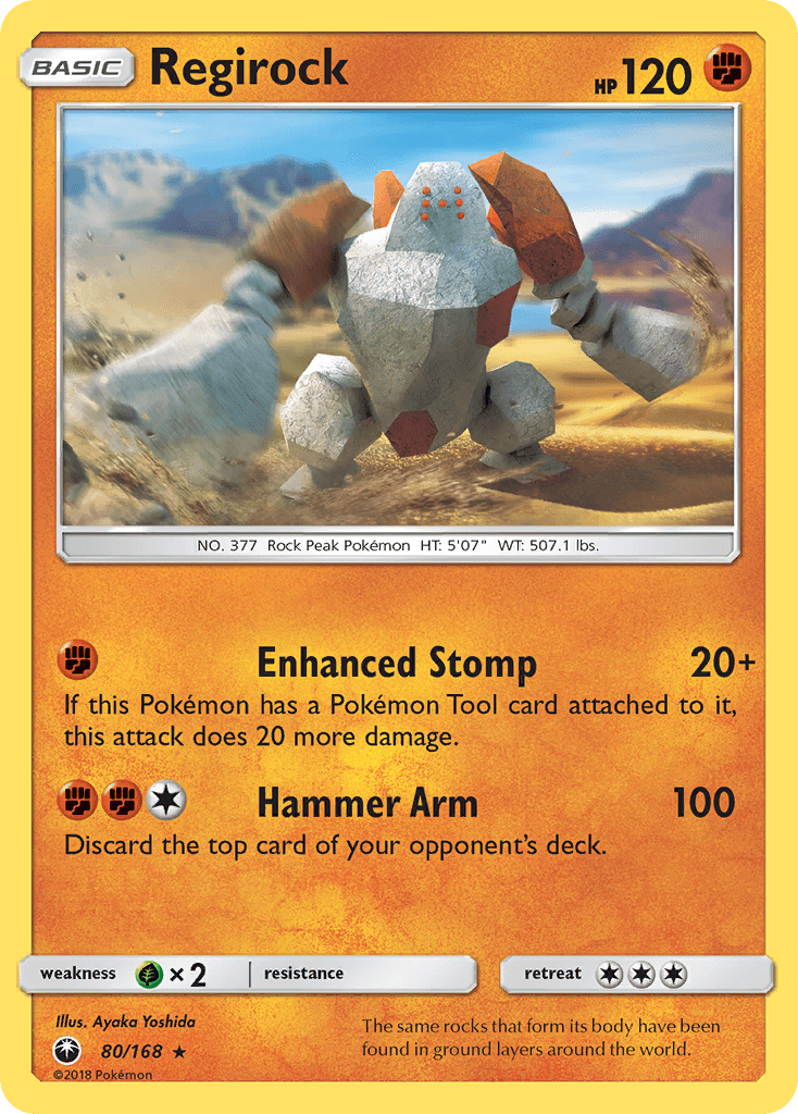 Regirock [Reverse Holo]