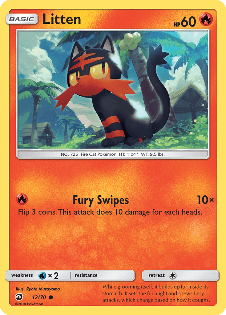 Litten [Reverse Holo]