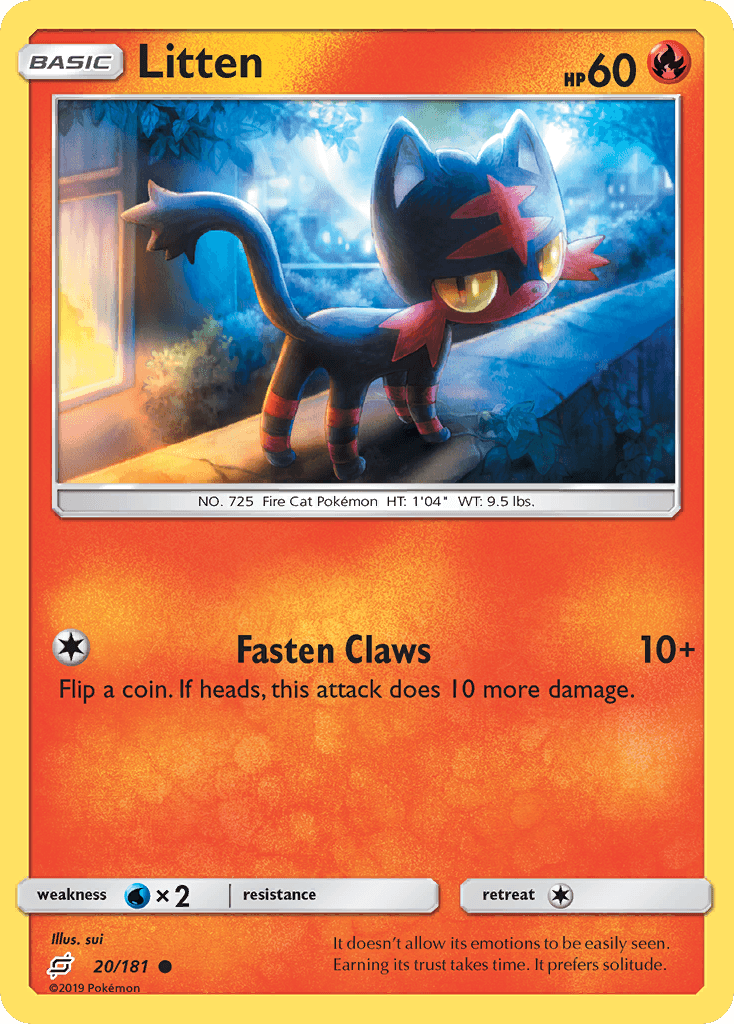 Litten [Reverse Holo]
