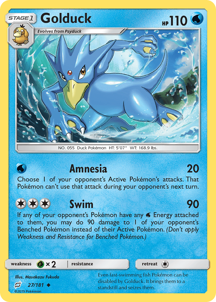 Golduck [Reverse Holo]