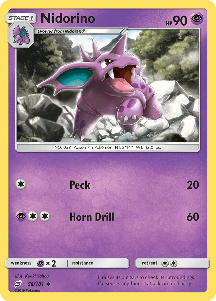 Nidorino [Reverse Holo]