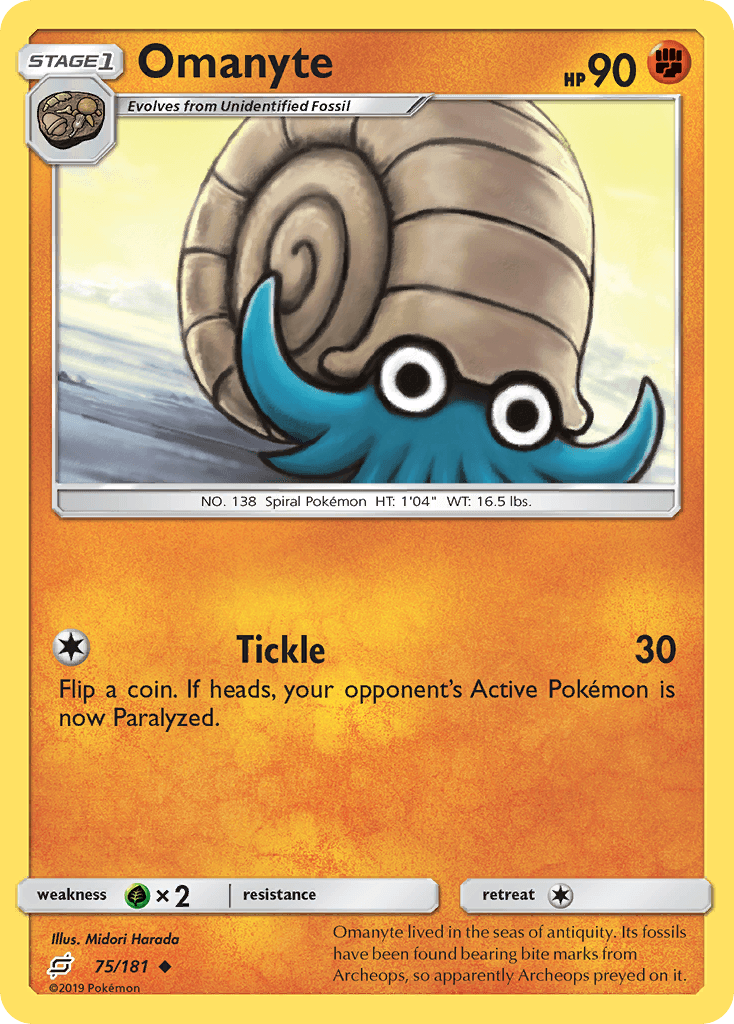 Omanyte [Reverse Holo]