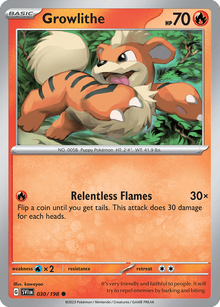 Growlithe [Reverse Holo]
