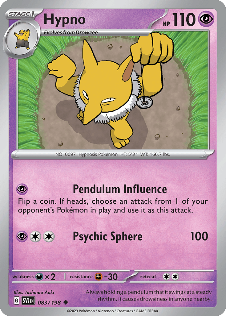 Hypno [Reverse Holo]