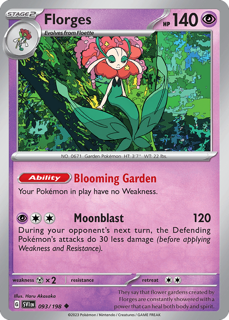 Florges [Reverse Holo]