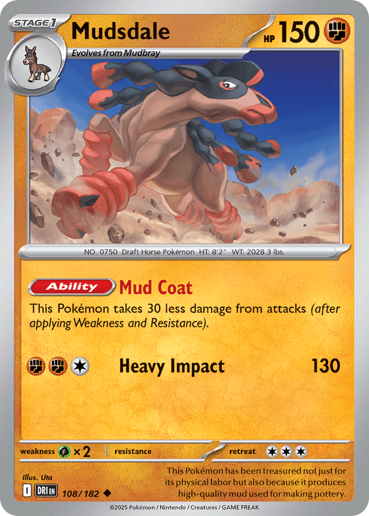 Mudsdale [Reverse Holo]