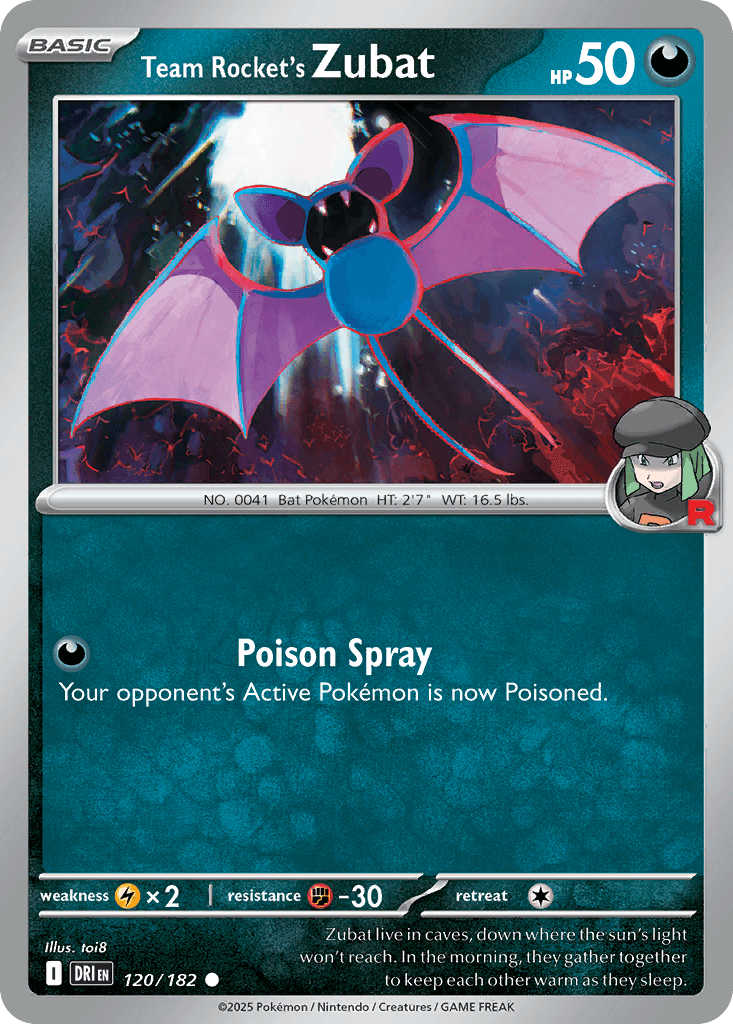 Team Rocket's Zubat [Reverse Holo]