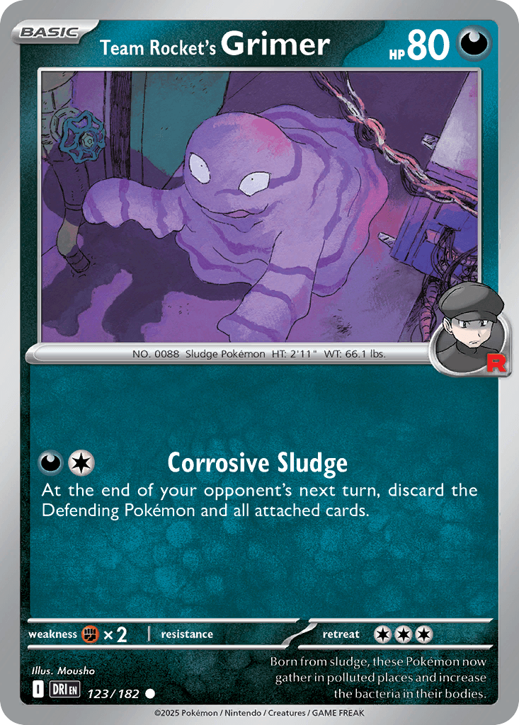 Team Rocket's Grimer [Reverse Holo]