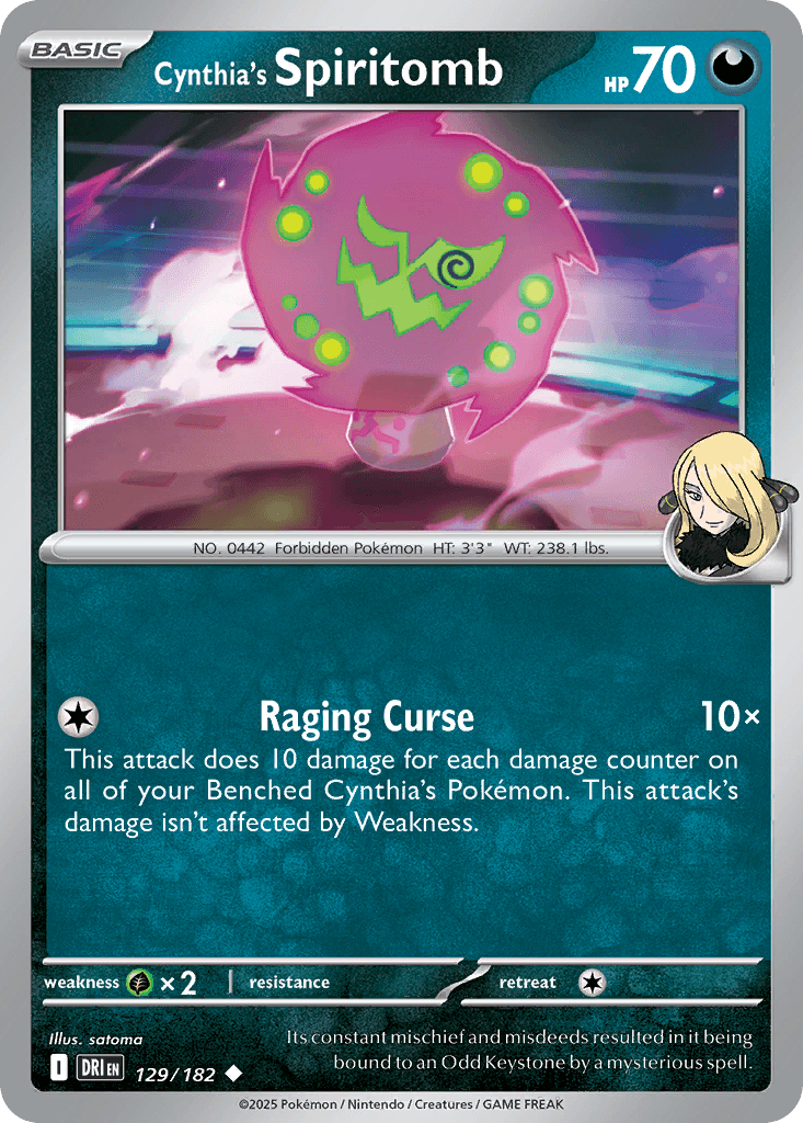 Cynthia's Spiritomb [Reverse Holo]