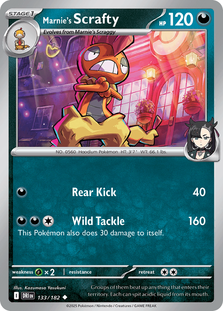 Marnie's Scrafty [Reverse Holo]