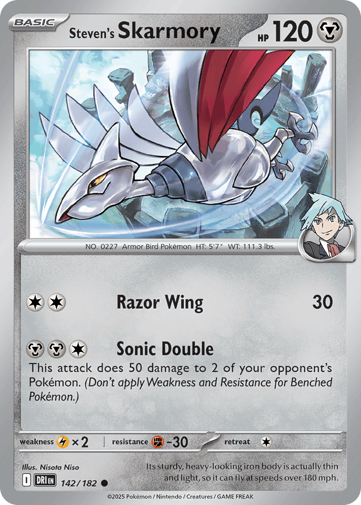 Steven's Skarmory [Reverse Holo]