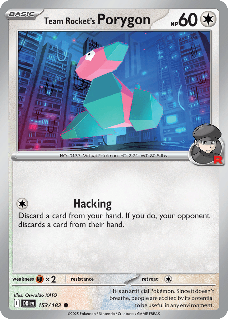 Team Rocket's Porygon [Reverse Holo]