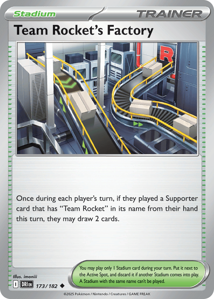 Team Rocket's Factory [Reverse Holo]
