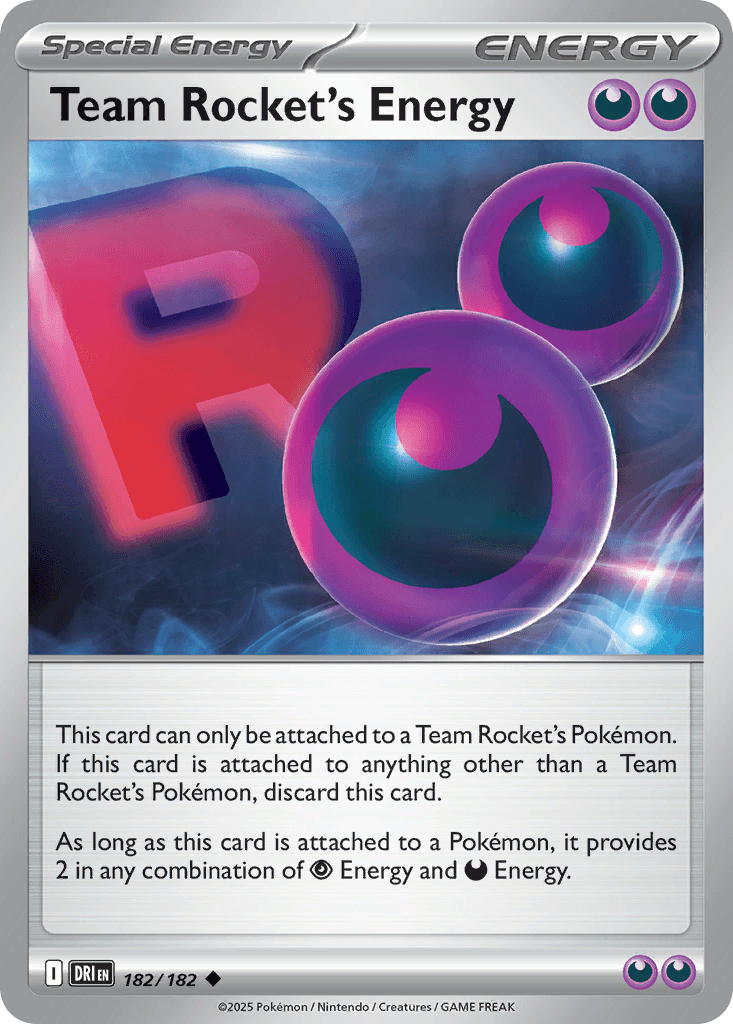 Team Rocket's Energy [Reverse Holo]
