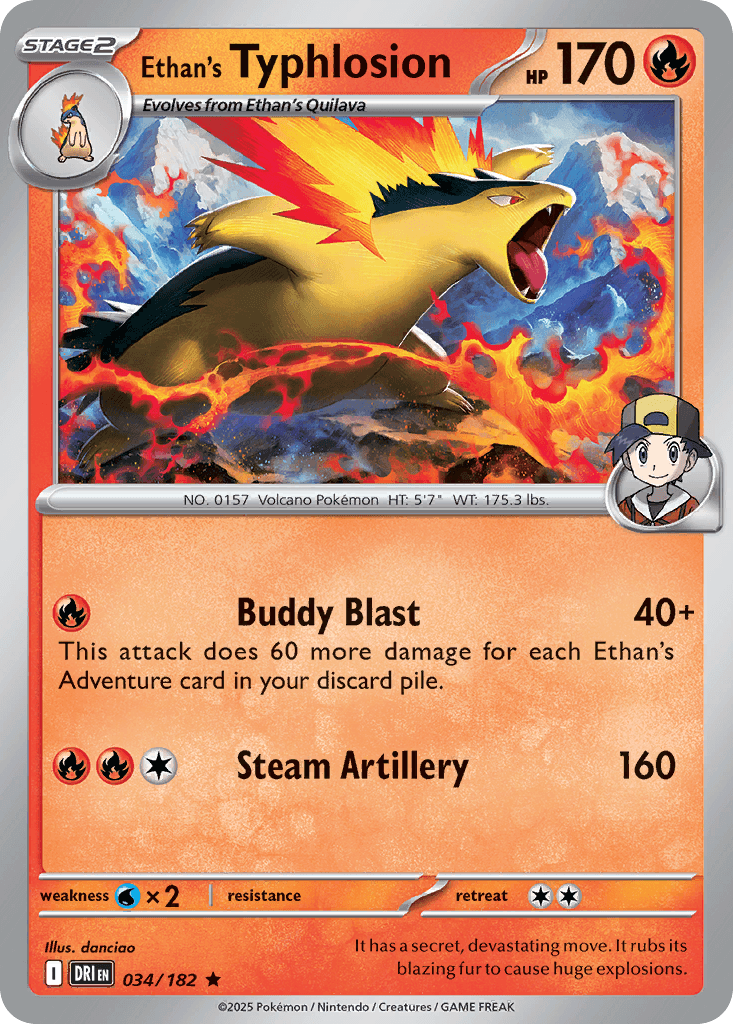 Ethan's Typhlosion [Reverse Holo]