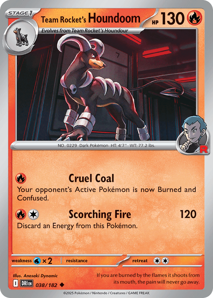 Team Rocket's Houndoom [Reverse Holo]