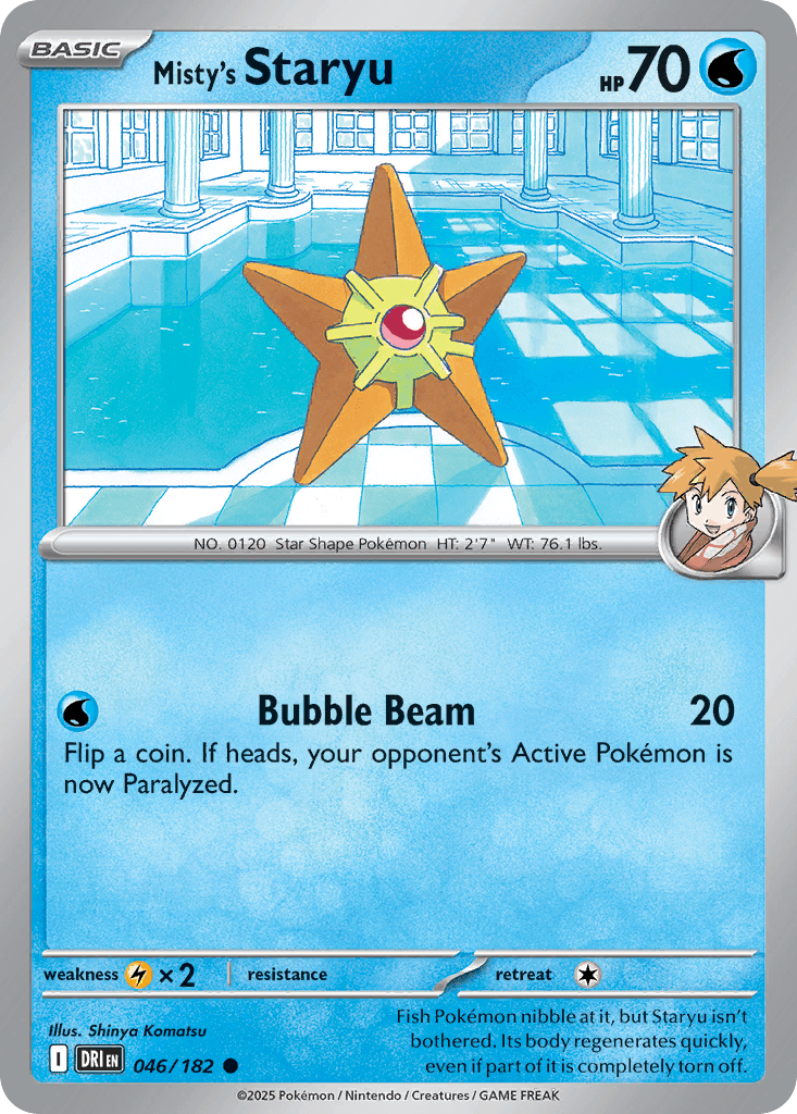 Misty's Staryu [Reverse Holo]
