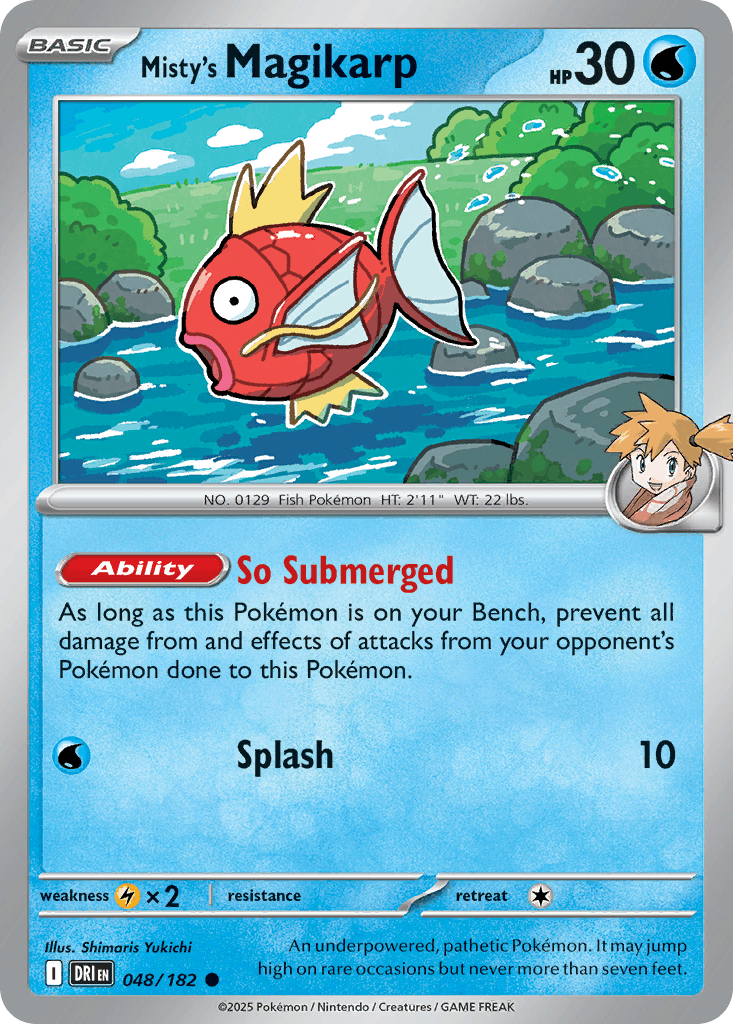 Misty's Magikarp [Reverse Holo]