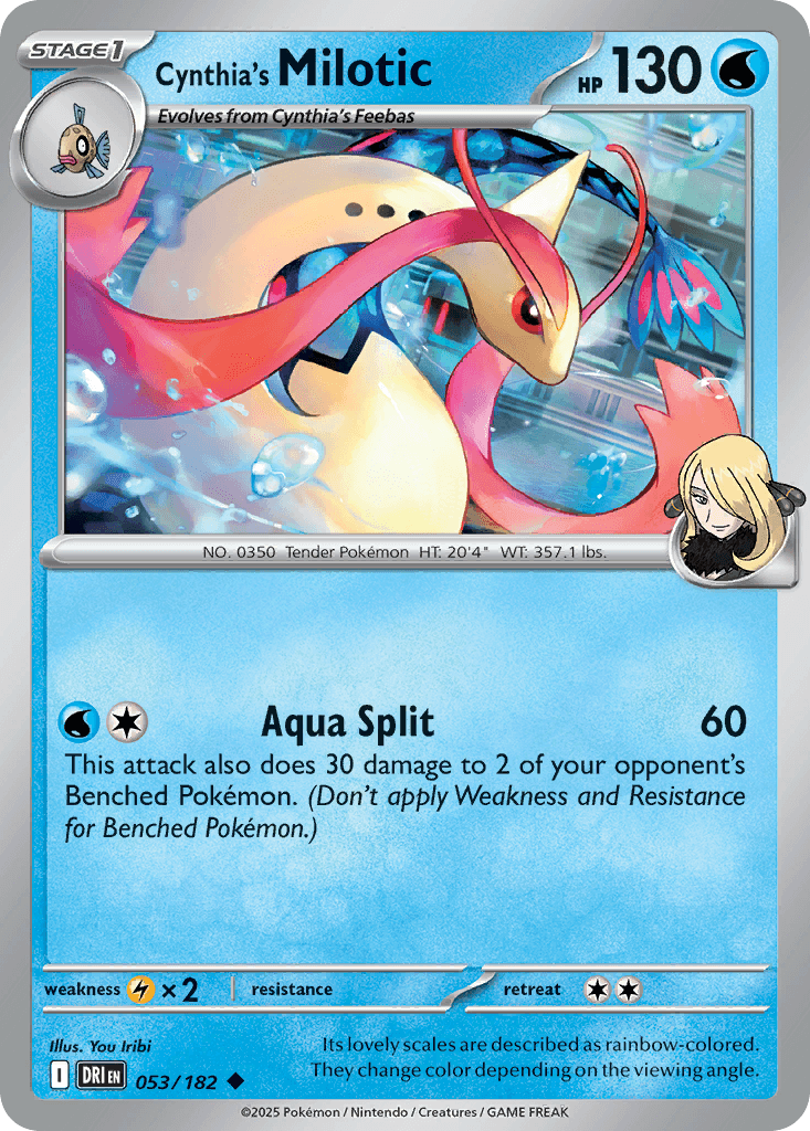 Cynthia's Milotic [Reverse Holo]