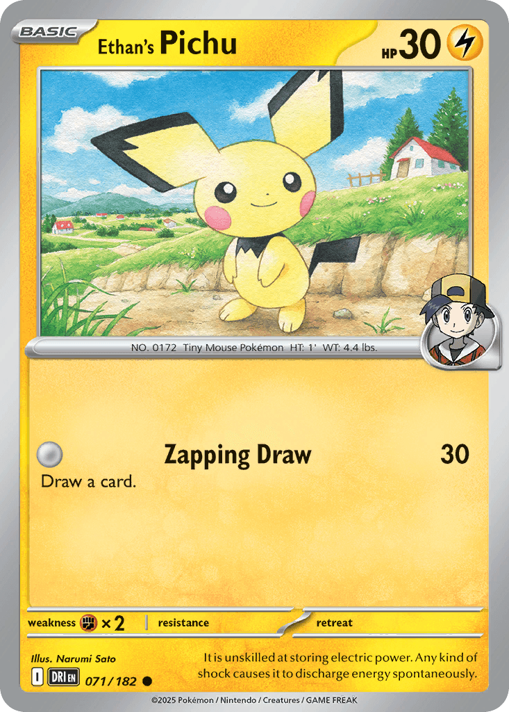 Ethan's Pichu [Reverse Holo]