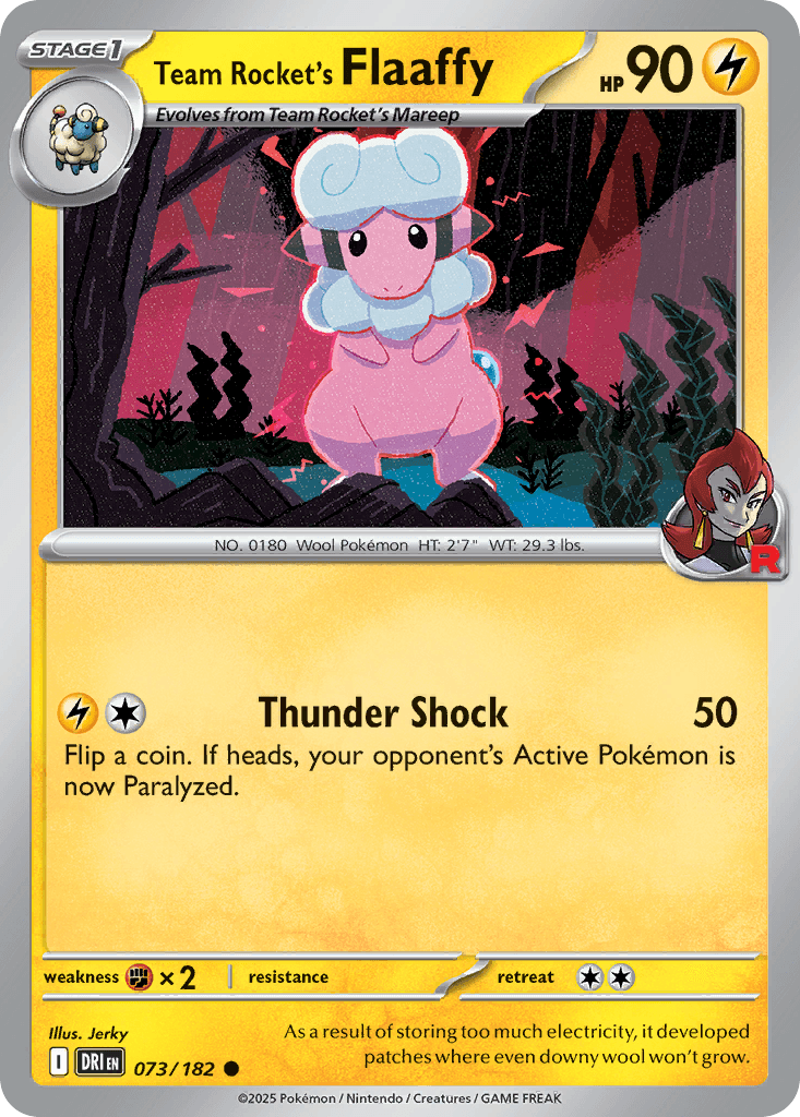 Team Rocket's Flaaffy [Reverse Holo]