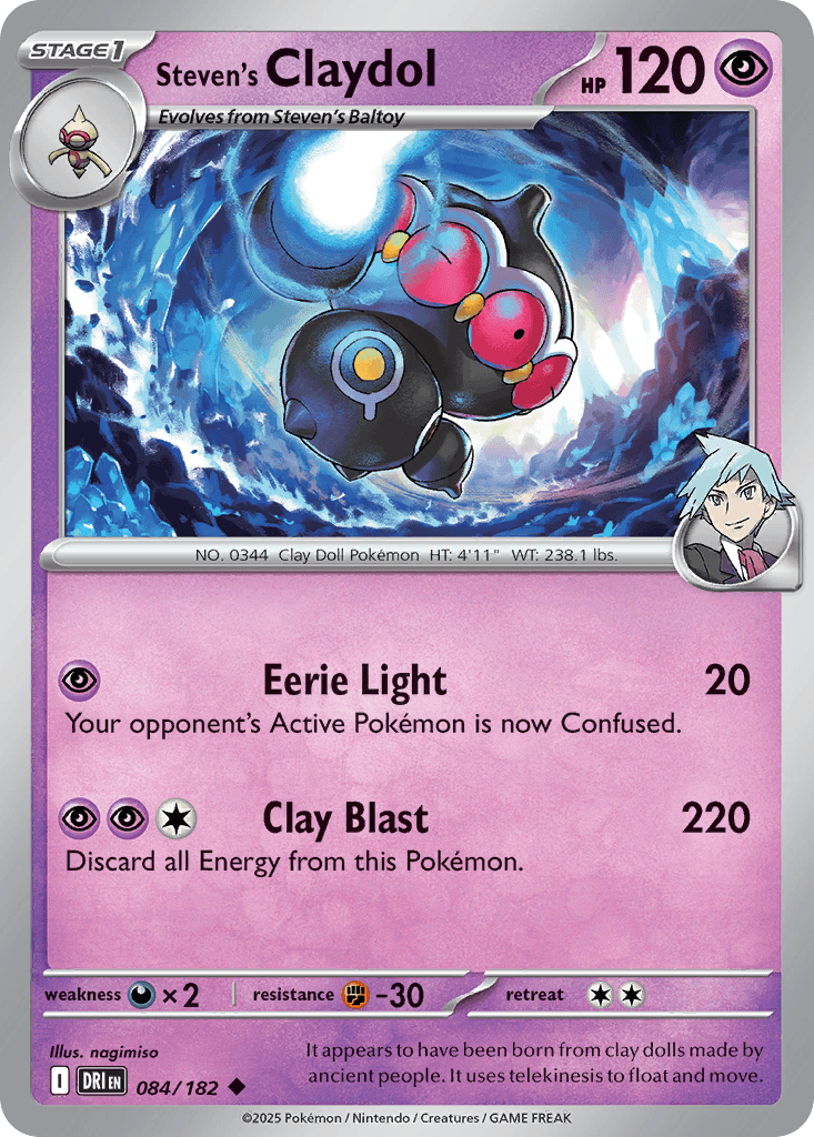 Steven's Claydol [Reverse Holo]
