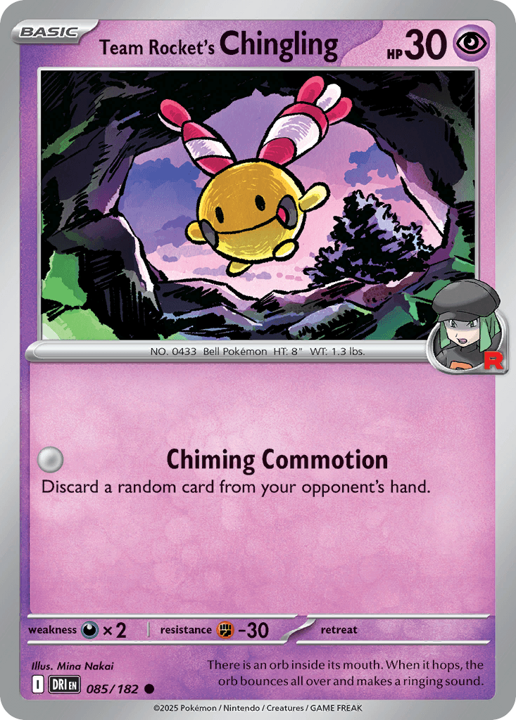 Team Rocket's Chingling [Reverse Holo]