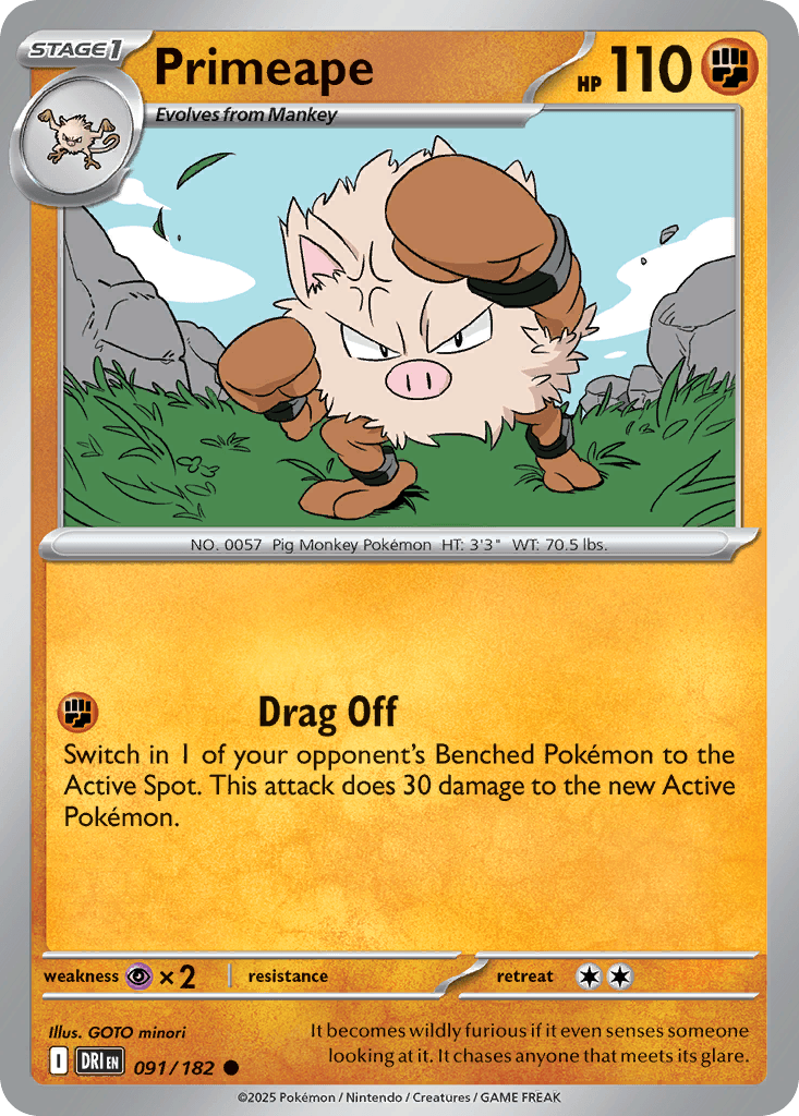 Primeape [Reverse Holo]