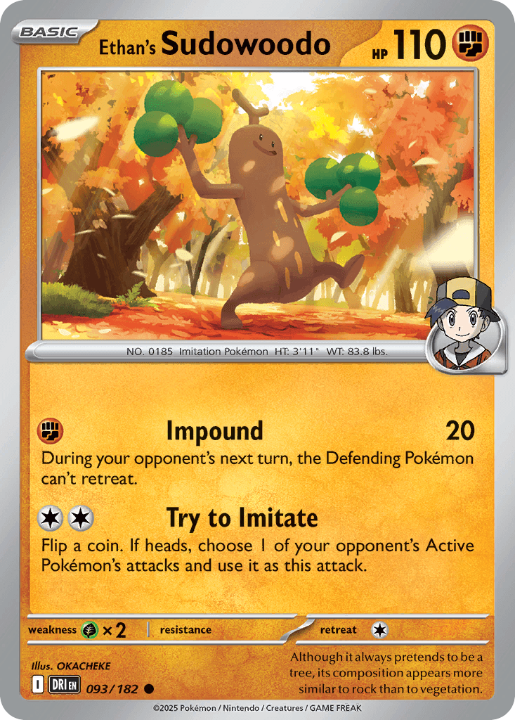Ethan's Sudowoodo [Reverse Holo]