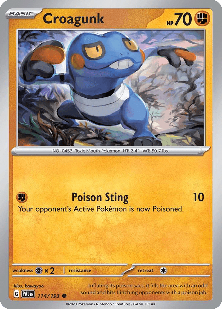 Croagunk [Reverse Holo]
