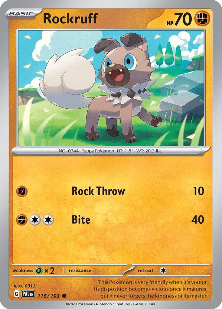 Rockruff [Cosmos Holo]