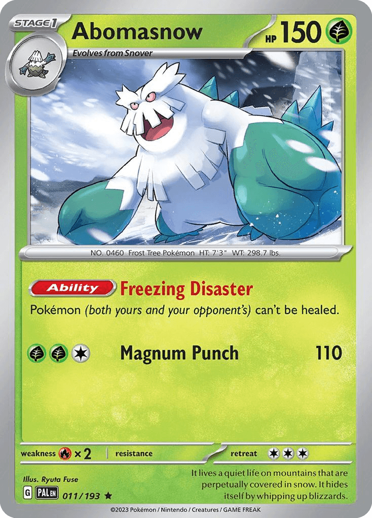 Abomasnow [Reverse Holo]