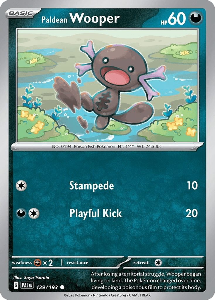 Paldean Wooper [Reverse Holo]