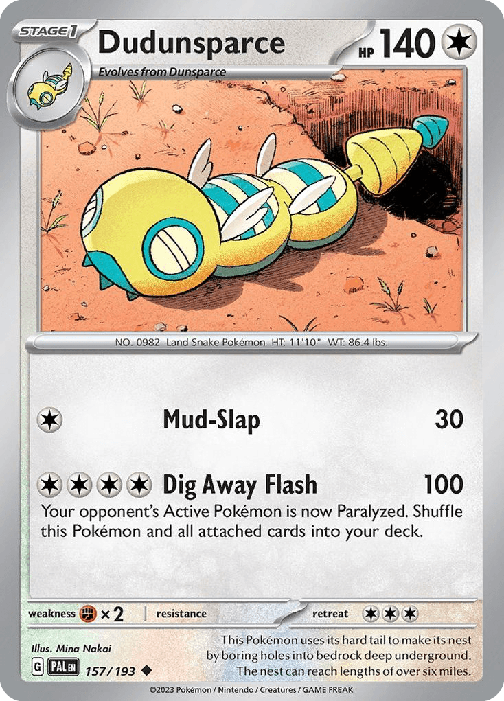 Dudunsparce [Reverse Holo]