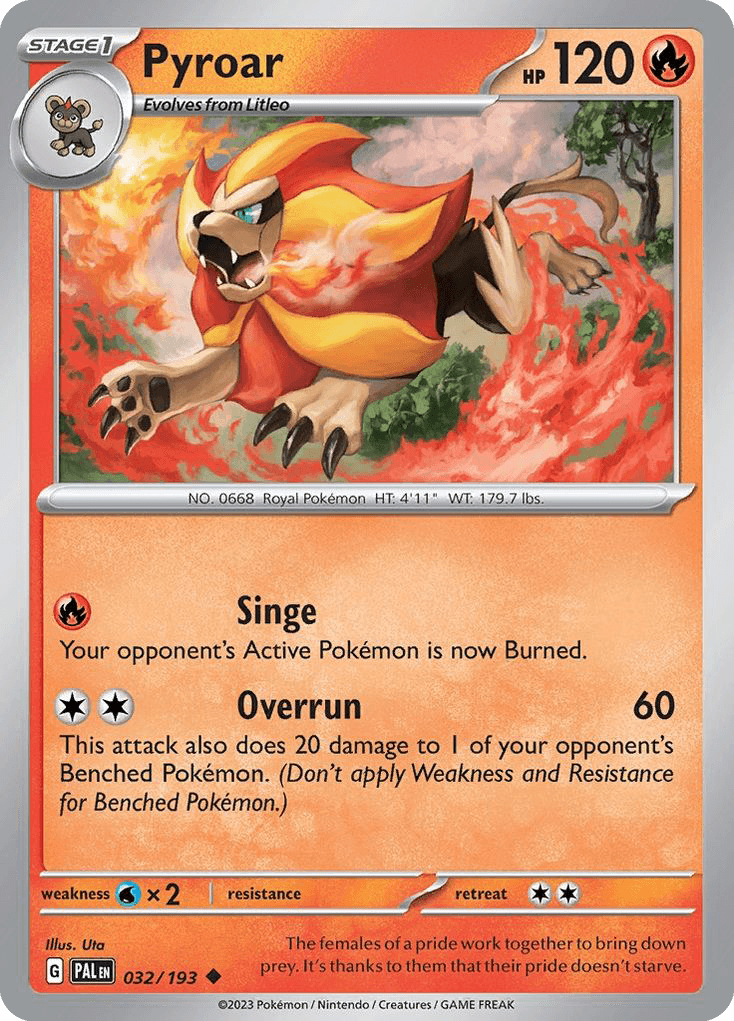 Pyroar [Reverse Holo]