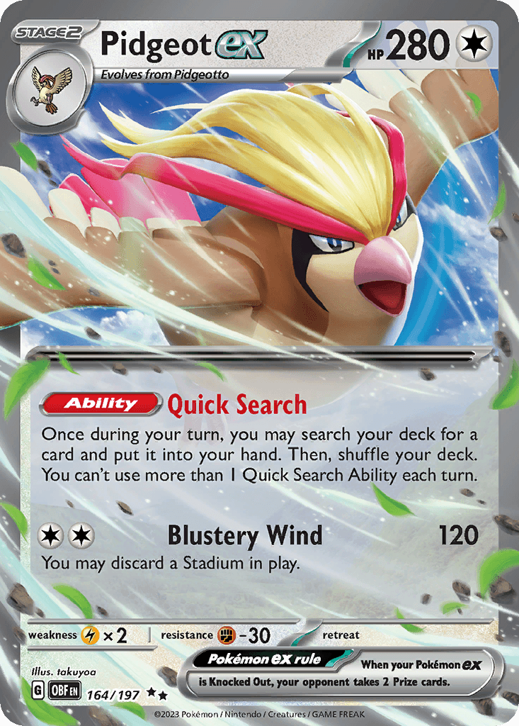 Pidgeot ex [Prize Pack]