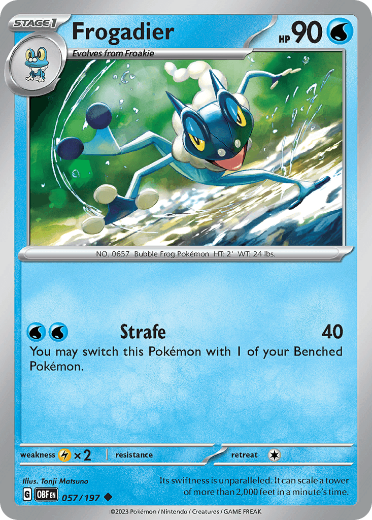 Frogadier [Cosmos Holo]
