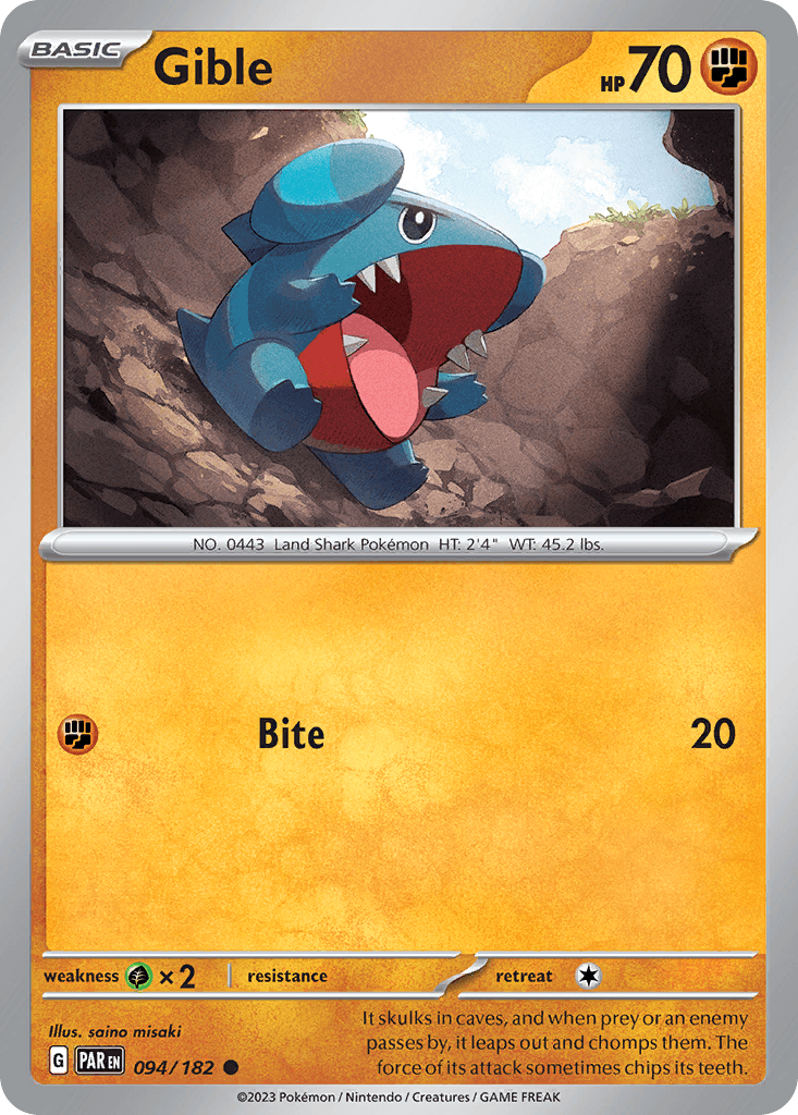 Gible [Reverse Holo]