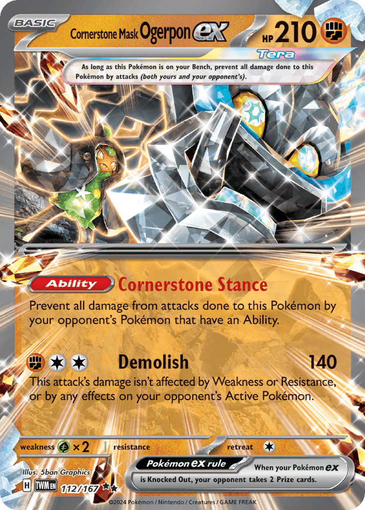 Cornerstone Mask Ogerpon ex [Prize Pack]