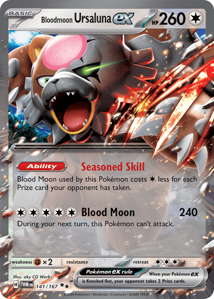 Bloodmoon Ursaluna ex [Prize Pack]