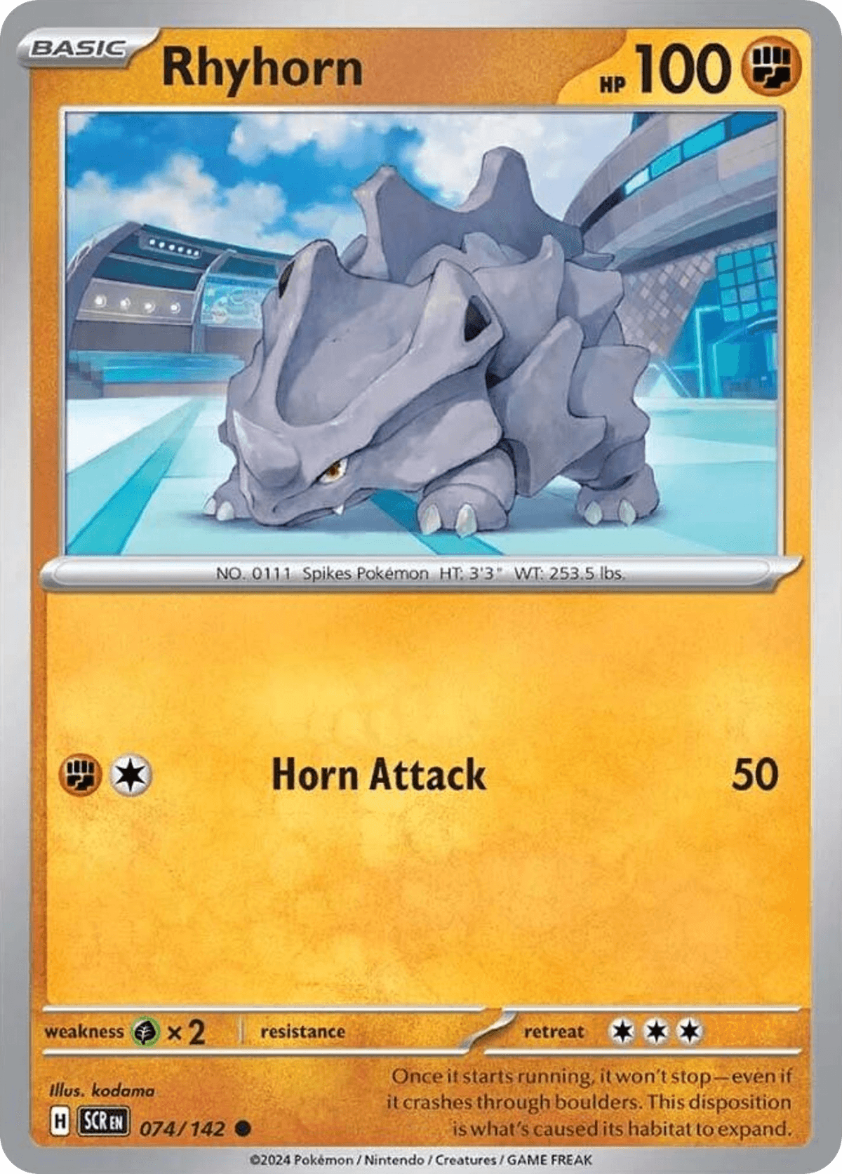 Rhyhorn [Reverse Holo]
