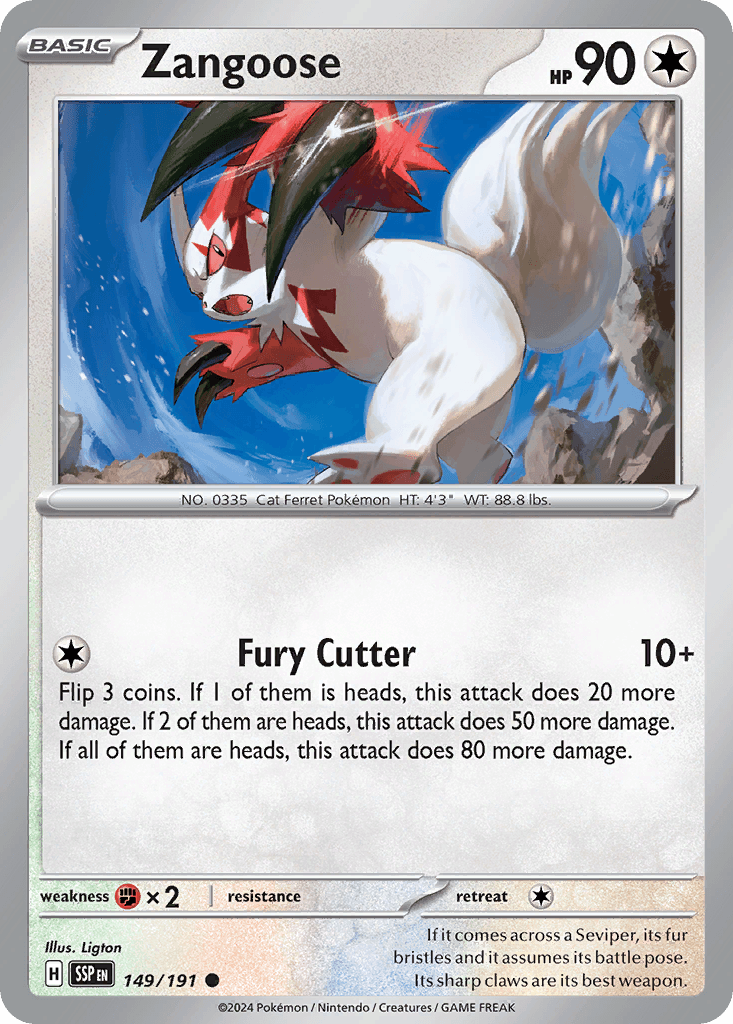 Zangoose [Reverse Holo]