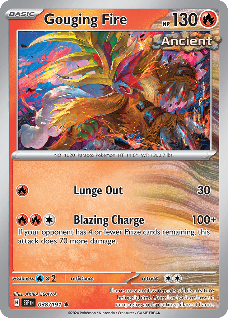 Gouging Fire [Reverse Holo]