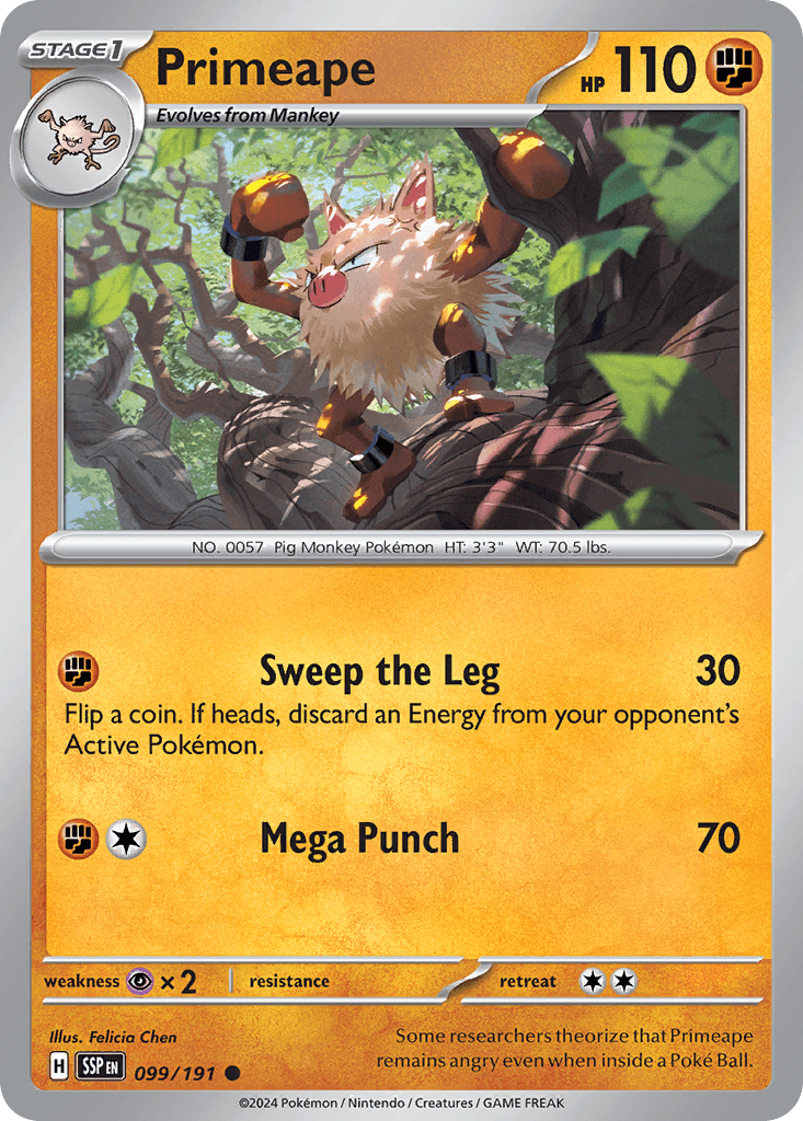 Primeape [Reverse Holo]