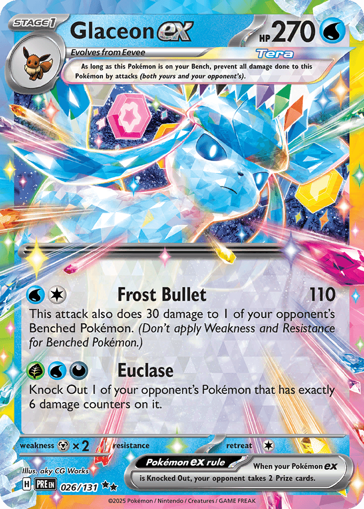 Glaceon ex [Prize Pack Series 7]