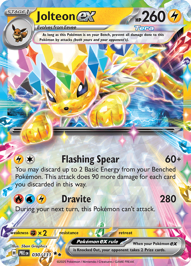 Jolteon ex [Prize Pack]