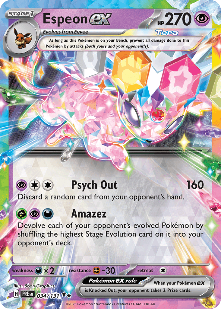 Espeon ex [Prize Pack]