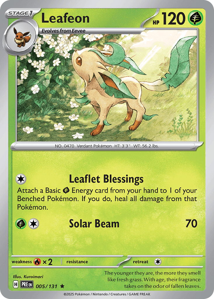 Leafeon [Cosmos Holo]